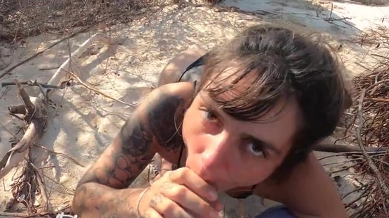 Loving Couple Fucking Passionately On A Deserted Beach!