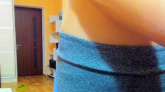 Cute Girl Shows Her Soft Body In Gentle Home Striptease!