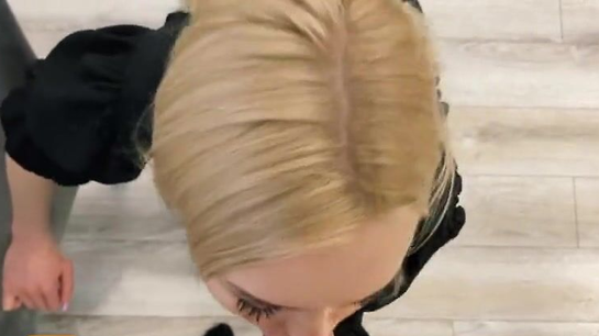 Beautiful Russian Neighbor Dropped By For An Amazing Blowjob!