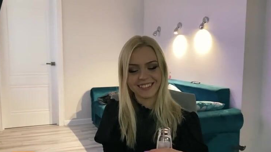 Beautiful Russian Neighbor Dropped By For An Amazing Blowjob!