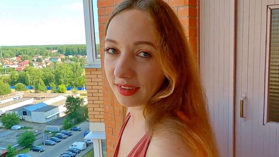 Hot Neighbor Stepped Out On Balcony Because It Was Too Hot Inside!