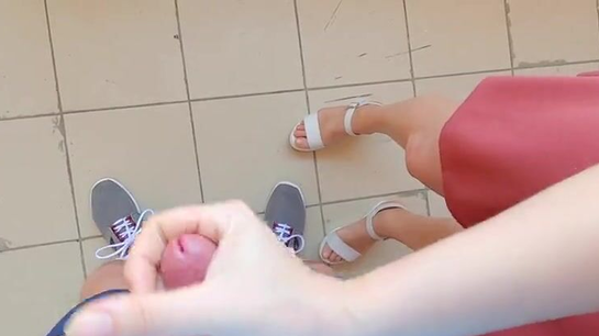 Hot Neighbor Stepped Out On Balcony Because It Was Too Hot Inside!