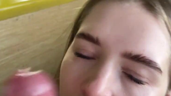 She Wanted Coffee But Swallowed My Thick Cum Instead!