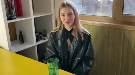 She Wanted Coffee But Swallowed My Thick Cum Instead!