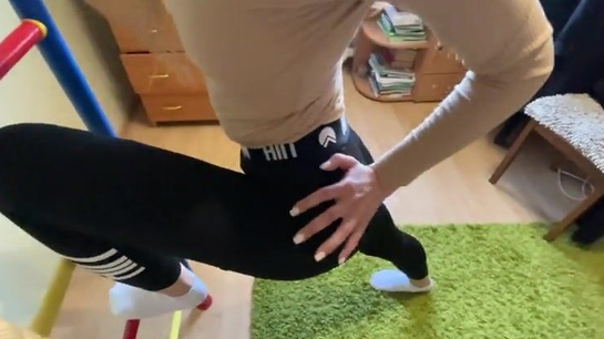 Roommate's Workout Accidentally Made Me Fuck Her!