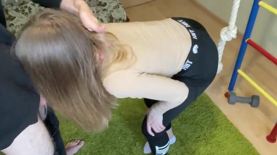 Roommate's Workout Accidentally Made Me Fuck Her!