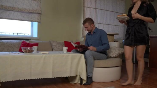 Sweet Russian Stepmom Seduces Stepson While Hubby's Away!