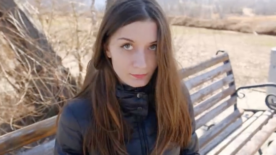 Picked Up Cute Girl On Bench And Made Her Cum Hard!