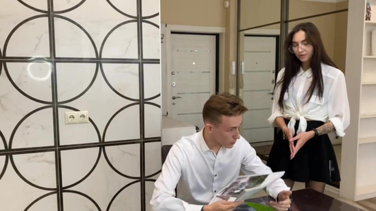 Hot Secretary Gets Fucked Doggy Style By Young Boss
