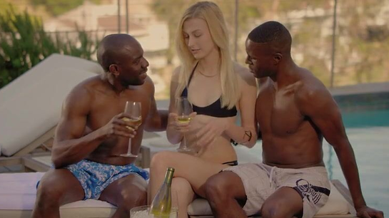 Skinny White Girl Destroyed By Two Big Black Cocks In Threesome!
