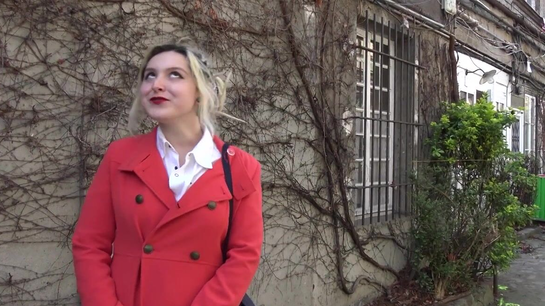 19 Year Old Parisian College Girl Flirts With A Stranger!