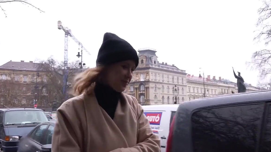 Hungarian College Girl Fucks Rich Older Stranger