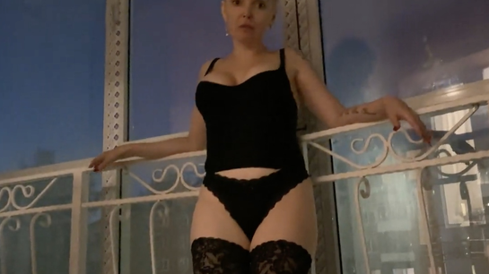 Neighbor's Slutty Wife Walks Around With An Anal Plug In Her Ass For Me