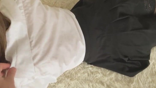 I Distracted Her From Reading Then Fucked Her Doggy And Came On Her Ass!