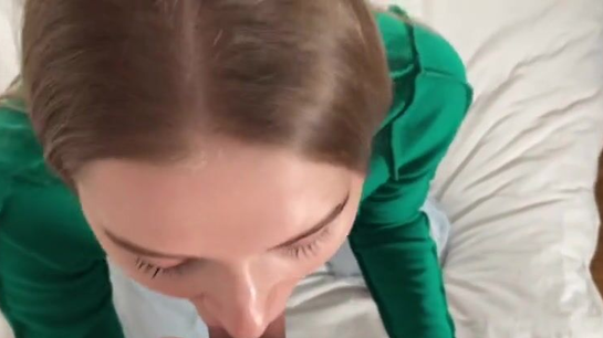 Best Friend's Girlfriend Came Over And Gave Me A Sneaky Blowjob!