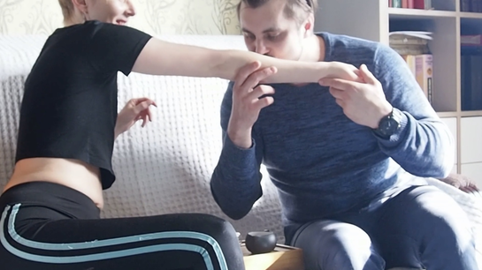 Russian Woman Swallowed My Load For A Nice Gift!