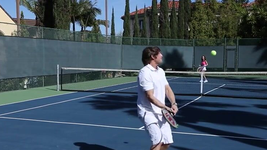 I Licked Her Shaved Pussy Then Fucked The Tennis Babe Hard!