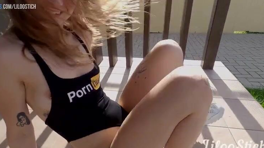 Young Russian Couple Having Passionate Outdoor Summer Sex!