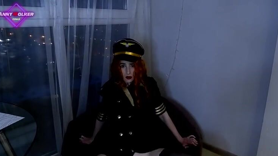 Aeroflot Stewardess Gets Her Tight Pussy Fucked After The Flight!