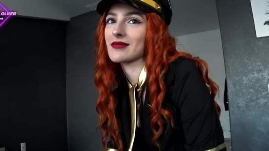 Aeroflot Stewardess Gets Her Tight Pussy Fucked After The Flight!