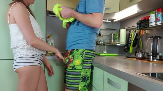 Horny Step Sister Nympho Craves My Cock Now!