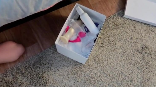 Fucked Her When She Got Stuck Under The Bed