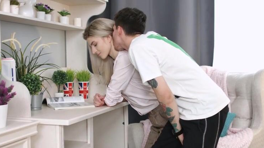 Gentle Friend Finds His Way Into His Bestie's Sweet Tight Pussy!