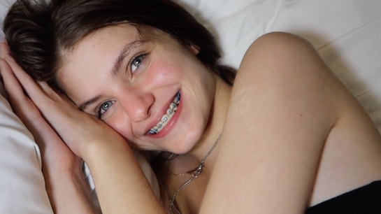 Hot Evening Sex With My Young Girlfriend Before We Fall Asleep
