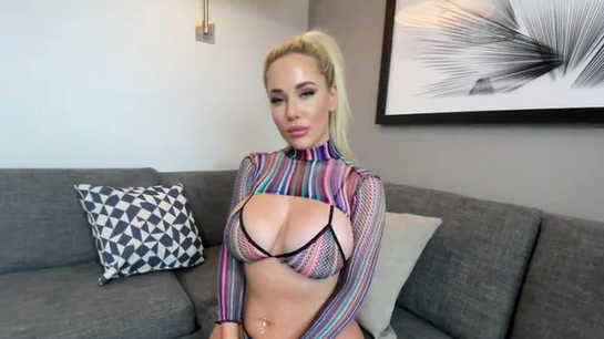 Busty Blonde Stepmom Seduces Stepson Behind Husband's Back