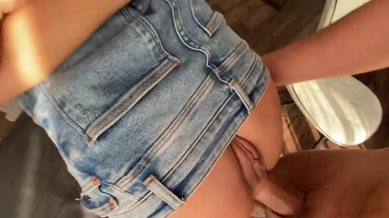 She Teased Me In Tight New Jeans Then Let Me Pound Her Wet Pussy!