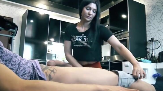 Russian Stepmom Gave Up Her Ass After Hot Blowjob!