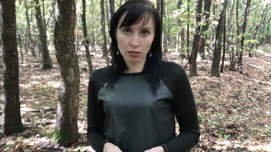 Horny Russian Woman Gets Fucked During Forest Walk!