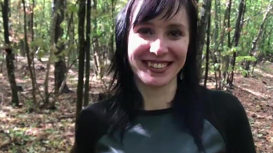 Horny Russian Woman Gets Fucked During Forest Walk!