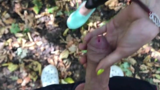 Horny Russian Woman Gets Fucked During Forest Walk!