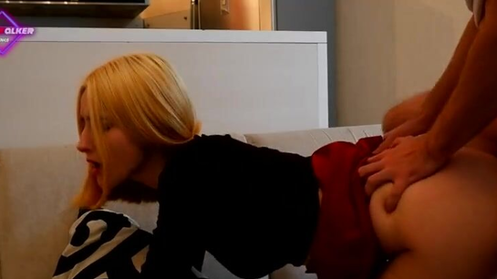 He Wanted To Watch TV But She Needed Hard Sex!