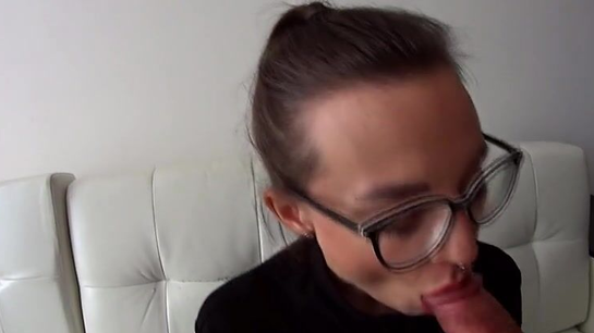 Loud Slut Sucks Cock With Moans And Rides Dildo Deep!
