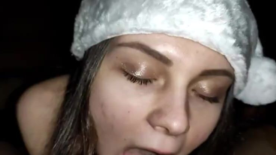 Cute Girl Gives A Sweet Sloppy POV Blowjob