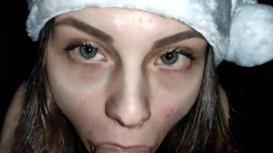 Cute Girl Gives A Sweet Sloppy POV Blowjob