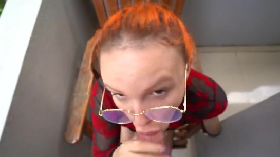 Fuck Me Hard On The Balcony Baby!