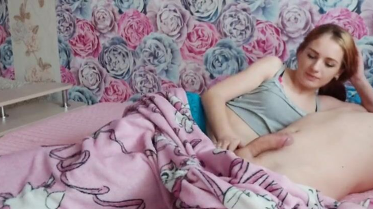 Young Russian Wife Craved Morning Sex In Pink Bedroom!