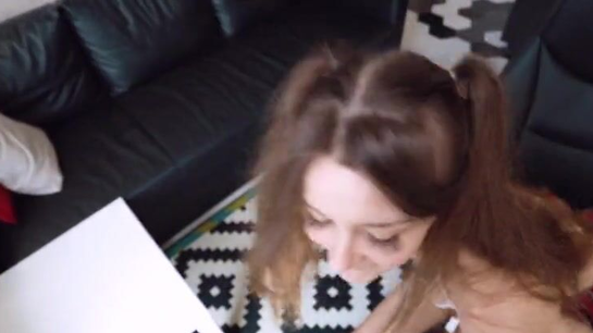 Russian Beauty Teased Me From The Chair Until I Fucked Her!