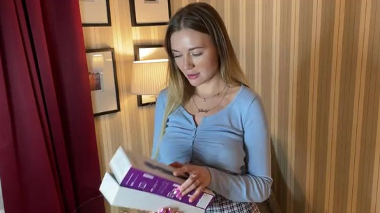 Gave Her A New Vibrator And Watched Her Test It Live!
