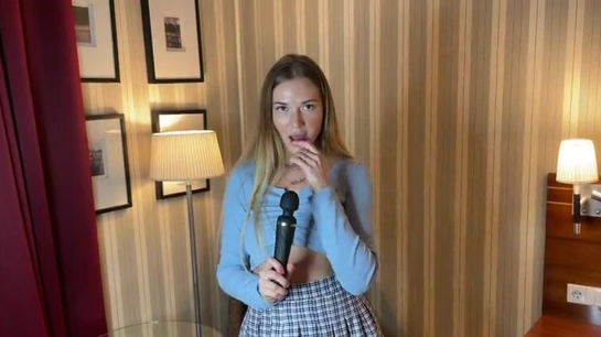 Gave Her A New Vibrator And Watched Her Test It Live!