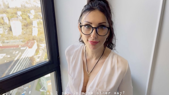 MILF Secretary Sucks Cock Like It's Her Last Day!