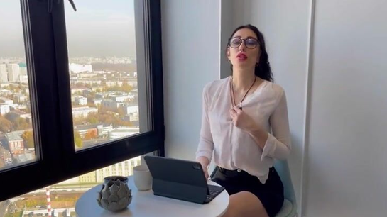 MILF Secretary Sucks Cock Like It's Her Last Day!