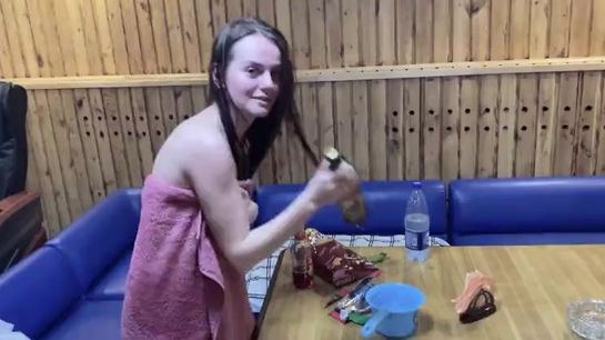 Booked The Sauna And Fucked Her Right There!