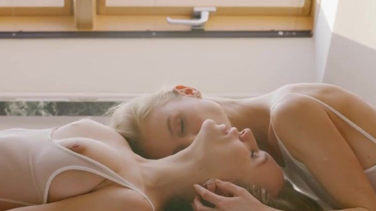 Two Young Girls With Perfect Bodies In Hot Lesbian Action!