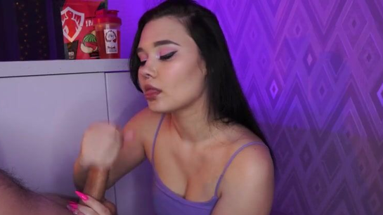 I Love When Your Huge Cock Explodes All Over My Face!