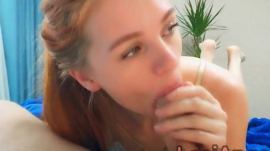 Redhead Wife Woke Me With A Sloppy Morning Blowjob!