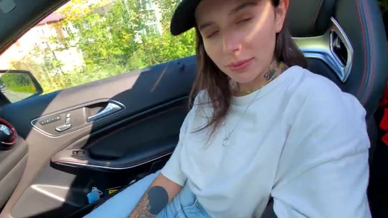 She Sucked My Dick For A Ride In My Mercedes... Then Swallowed Every Drop!